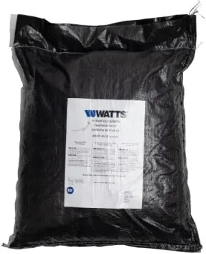 IPW Industries Inc-Watts-(A9231-ALLF) Granular Activated Carbon (GAC), Low-Fines Coconut Shell, 1 Cubic Foot, 27.5 Pound Bag