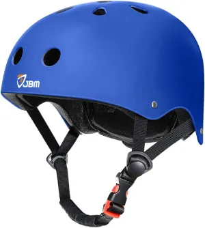 JBM Skateboard Helmet - Lightweight, Adjustable & Ventilated Helmet for Scooter, Roller Skate, Inline Skate
