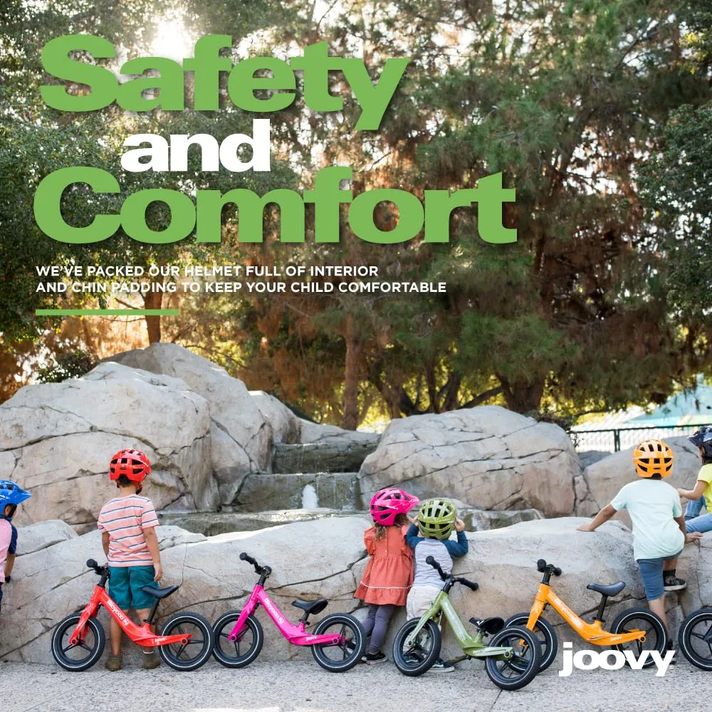 Joovy Noodle V Kids Bike Helmet XS-S, Child and Toddler Helmet,Goldy