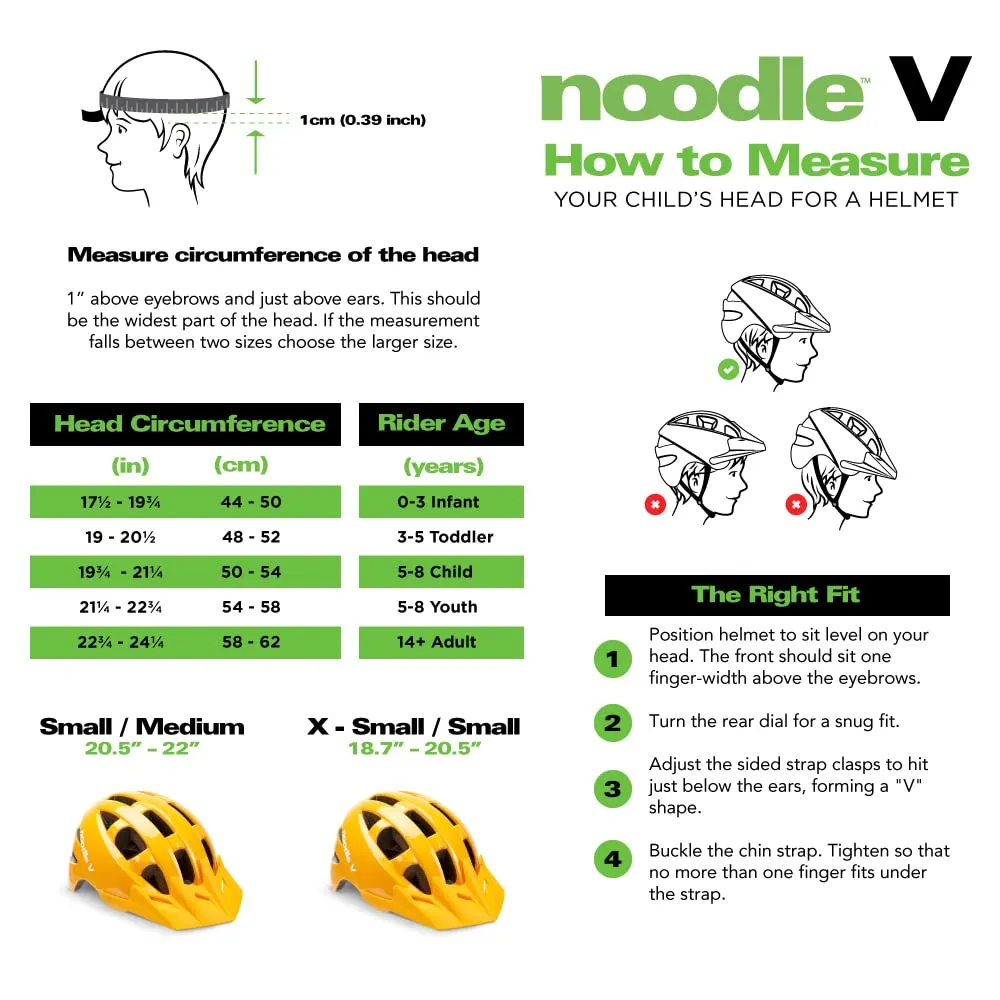 Joovy Noodle V Kids Bike Helmet XS-S, Child and Toddler Helmet,Goldy