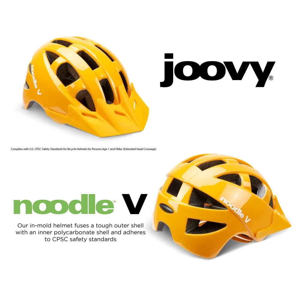 Joovy Noodle V Kids Bike Helmet XS-S, Child and Toddler Helmet,Goldy