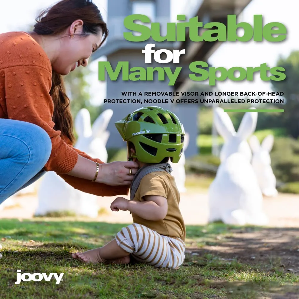 Joovy Noodle V Kids Bike Helmet XS-S, Child and Toddler Helmet,Goldy