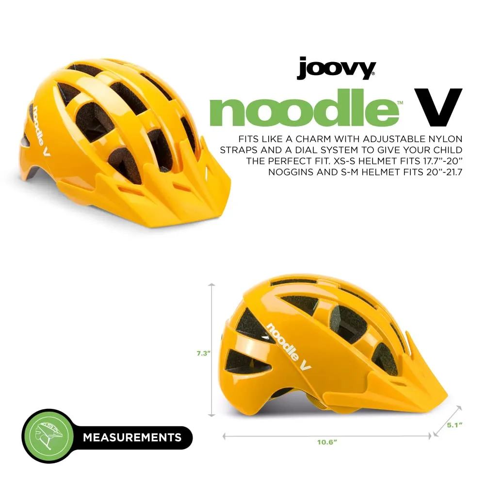 Joovy Noodle V Kids Bike Helmet XS-S, Child and Toddler Helmet,Goldy