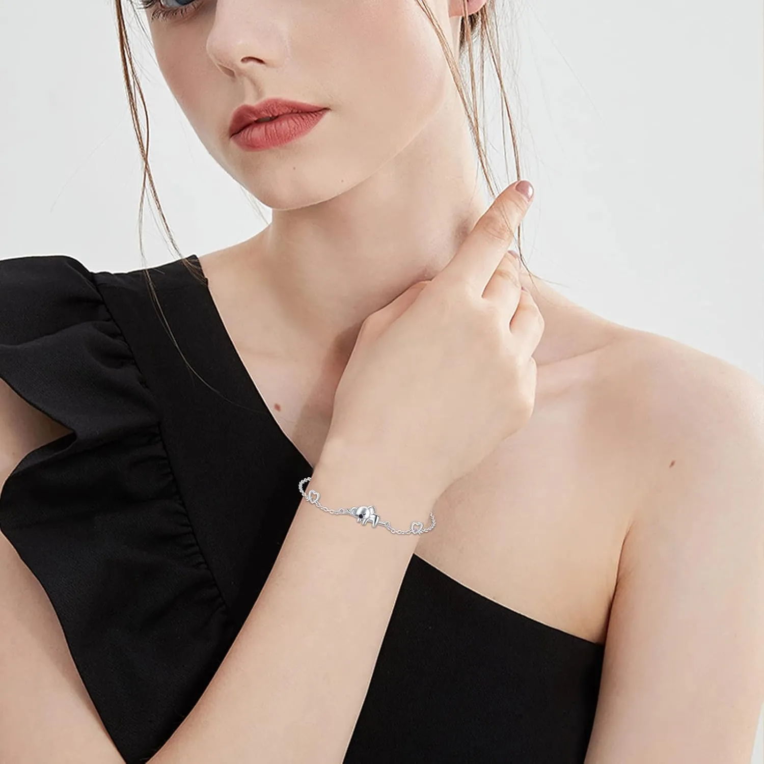 JUSTKIDSTOY Bracelet for Women Girls 925 Sterling Silver Cute Animal Jewelry Brithday Gift for Animal Lover