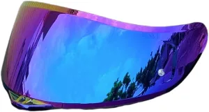 K1 Face Shield Replacement,UV Protective Scratch-resistant helmet Visor compatible with AGV K1, K1S, K3SV, K5, K5S(Rainbow)