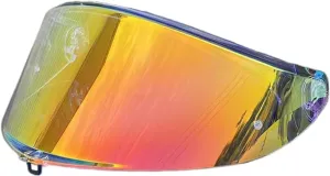 K6 Shield Visor for AGV K6S Face Shield UV Protected Windshield Moto Helmet Accessories (Revo Clear Red-Day and Night)