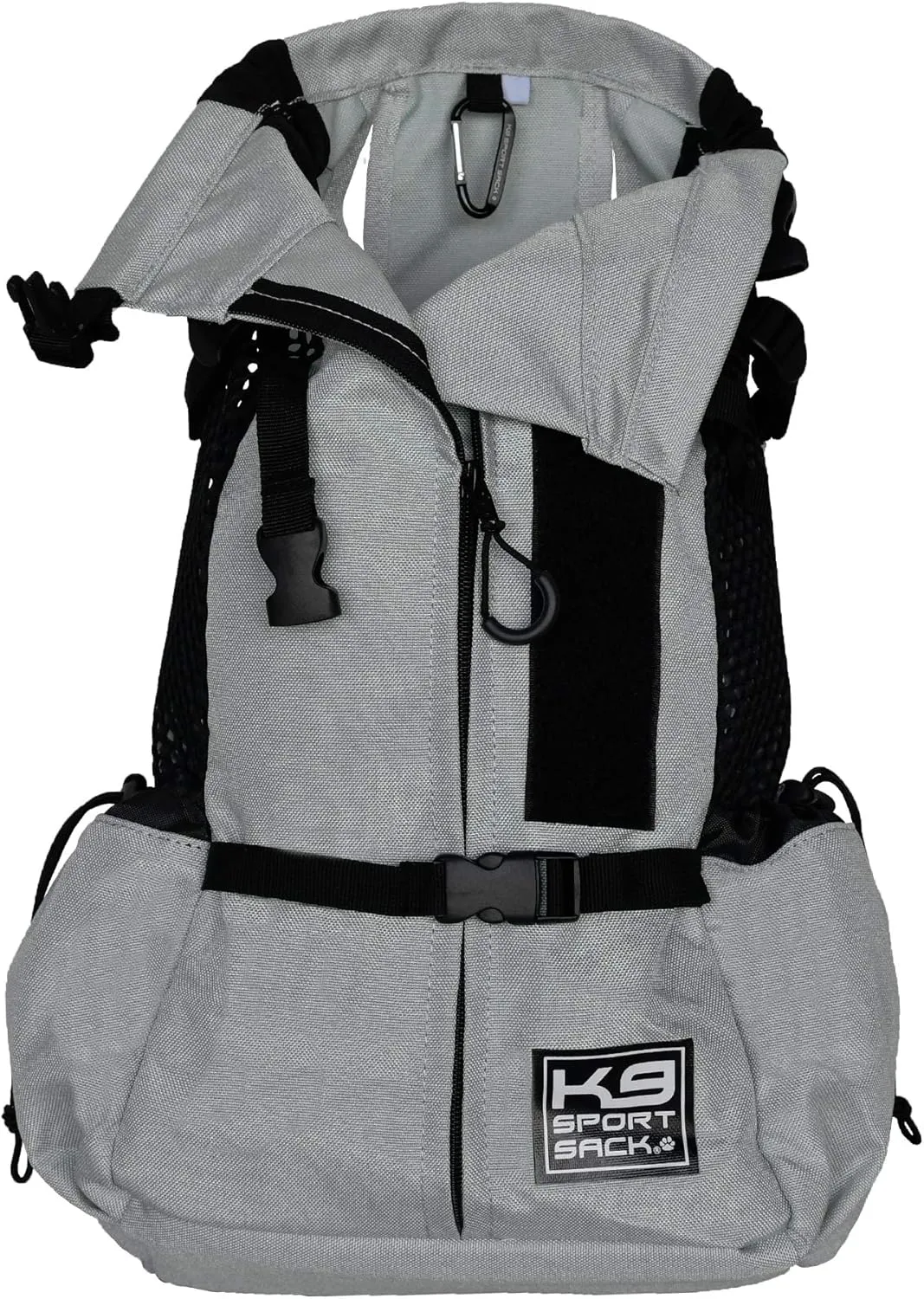 K9 Sport Sack Air 2 - Small, Light Grey - Ideal for Dogs with 13-16” Back Length - Durable, Breathable Backpack-Style Carrier - Perfect for Walks, Short Hikes & Public Transportation