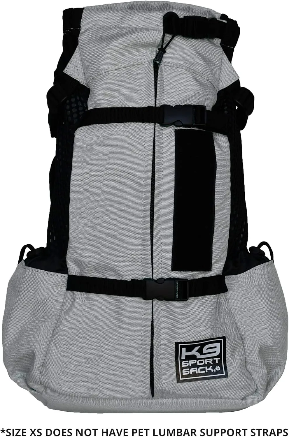 K9 Sport Sack Air 2 - Small, Light Grey - Ideal for Dogs with 13-16” Back Length - Durable, Breathable Backpack-Style Carrier - Perfect for Walks, Short Hikes & Public Transportation