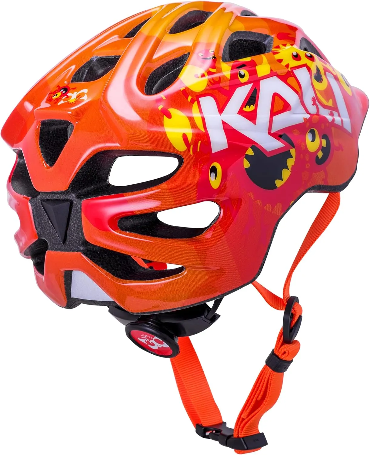 Kali Protectives Chakra Child Bicycle Helmet; Mountain in-Mould Bike Helmet for Child Equipped visor; Dial-Fit; with 21 Vents