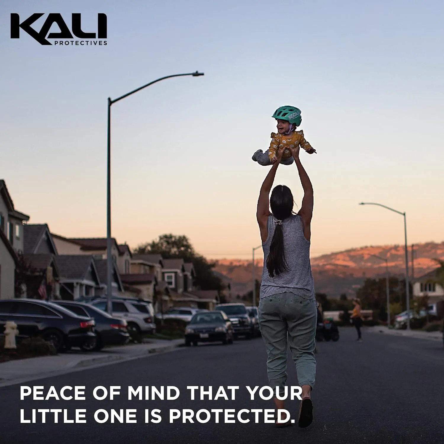 Kali Protectives Chakra Child Bicycle Helmet; Mountain in-Mould Bike Helmet for Child Equipped visor; Dial-Fit; with 21 Vents