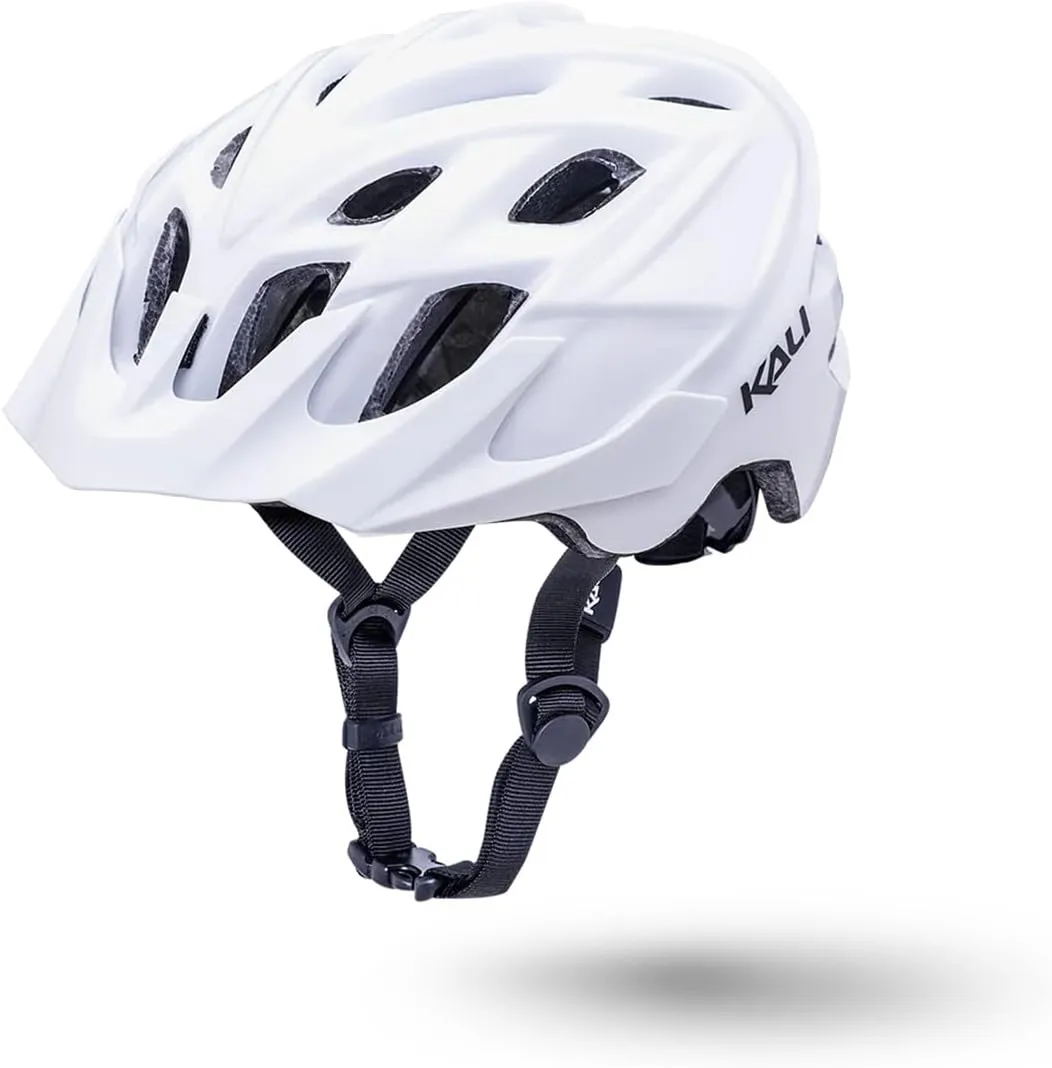 Kali Protectives Chakra Solo Bicycle Helmet; Mountain in-Mould Mountain Bike Helmet Equipped with an Integrated Visor; Dial Fit Closure System; with 21 Vents