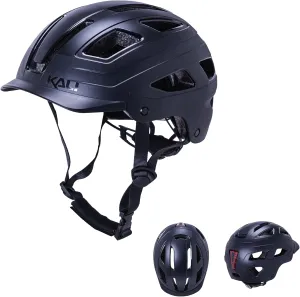 Kali Protectives Cruz Bike Helmet - Lightweight and Adjustable with Ventilation and Eye Protection Visor - Easy Adjustment Buckle for Men and Women - Urban Cycling Helmet for Kids and Adults