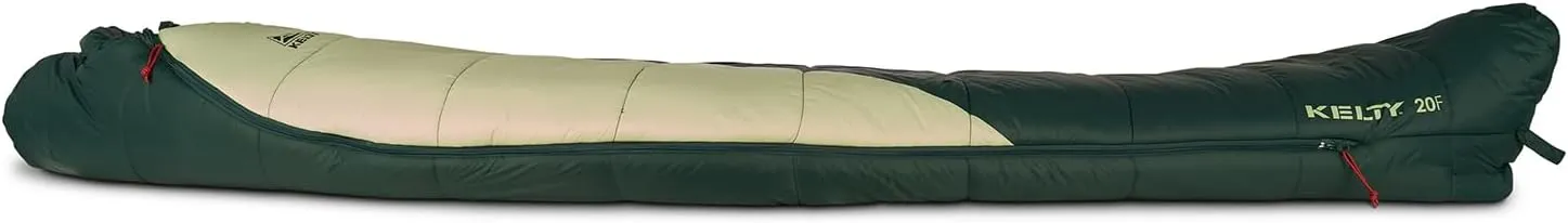 Kelty Cosmic Synthetic Fill 20 Degree Backpacking Sleeping Bag – Compression Straps, Stuff Sack Included