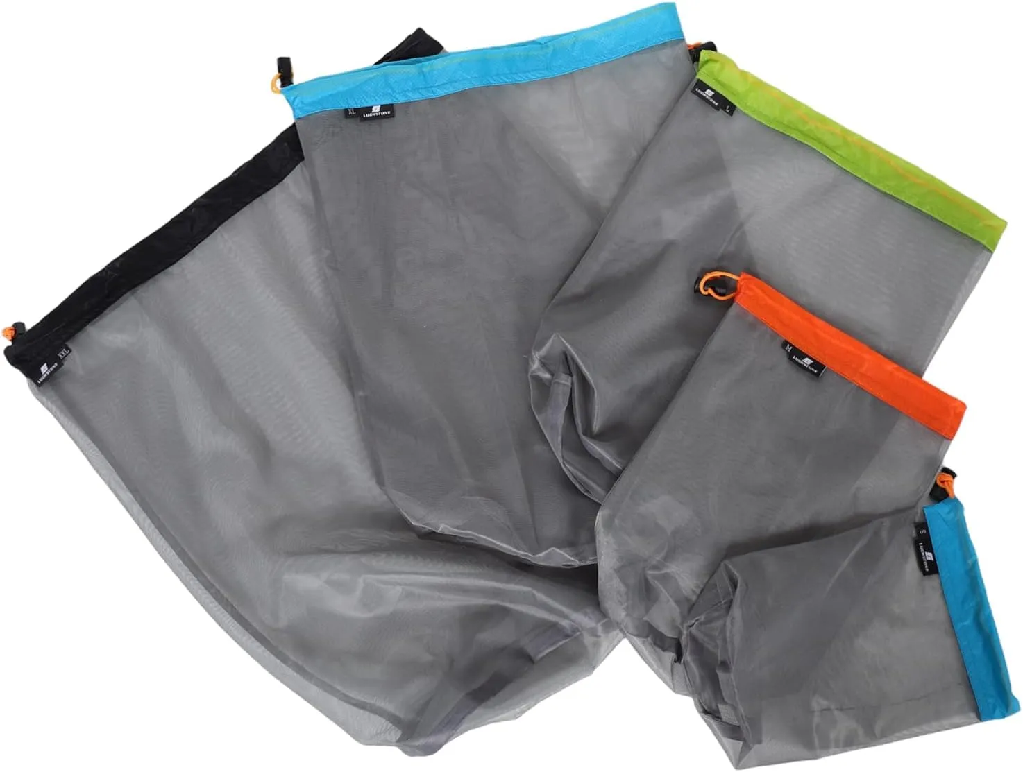 KESYOO Camping Gear Storage Set Drawstring Compression Bags Mesh Sacks for Sleeping Bag Travel and Outdoor Clothing
