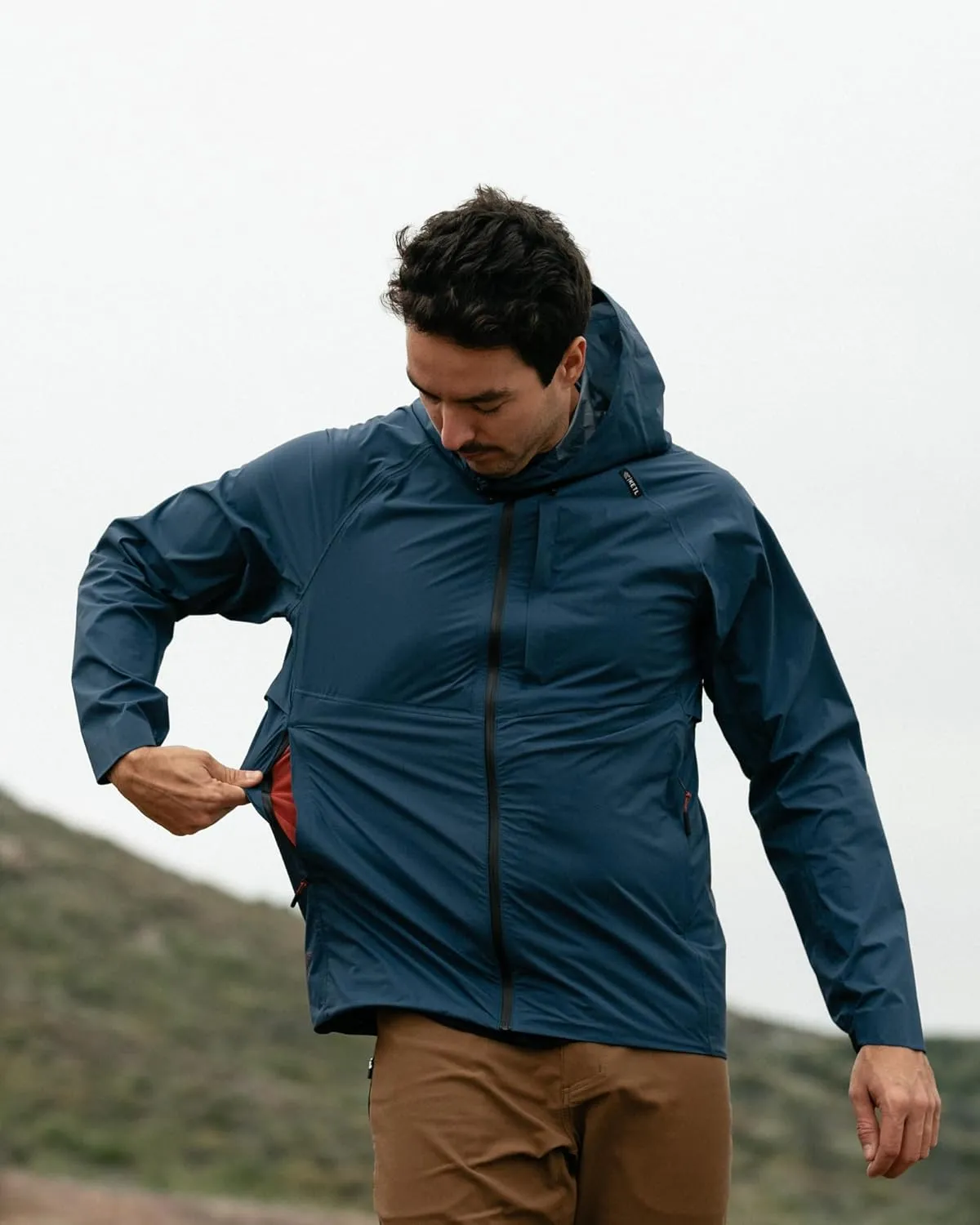KETL Mtn BodBrella Rain Jacket: DWR 10K, Packs Into Pocket, Stretchy, Lightweight - Men's