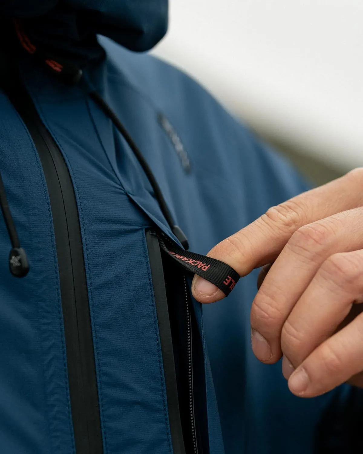 KETL Mtn BodBrella Rain Jacket: DWR 10K, Packs Into Pocket, Stretchy, Lightweight - Men's