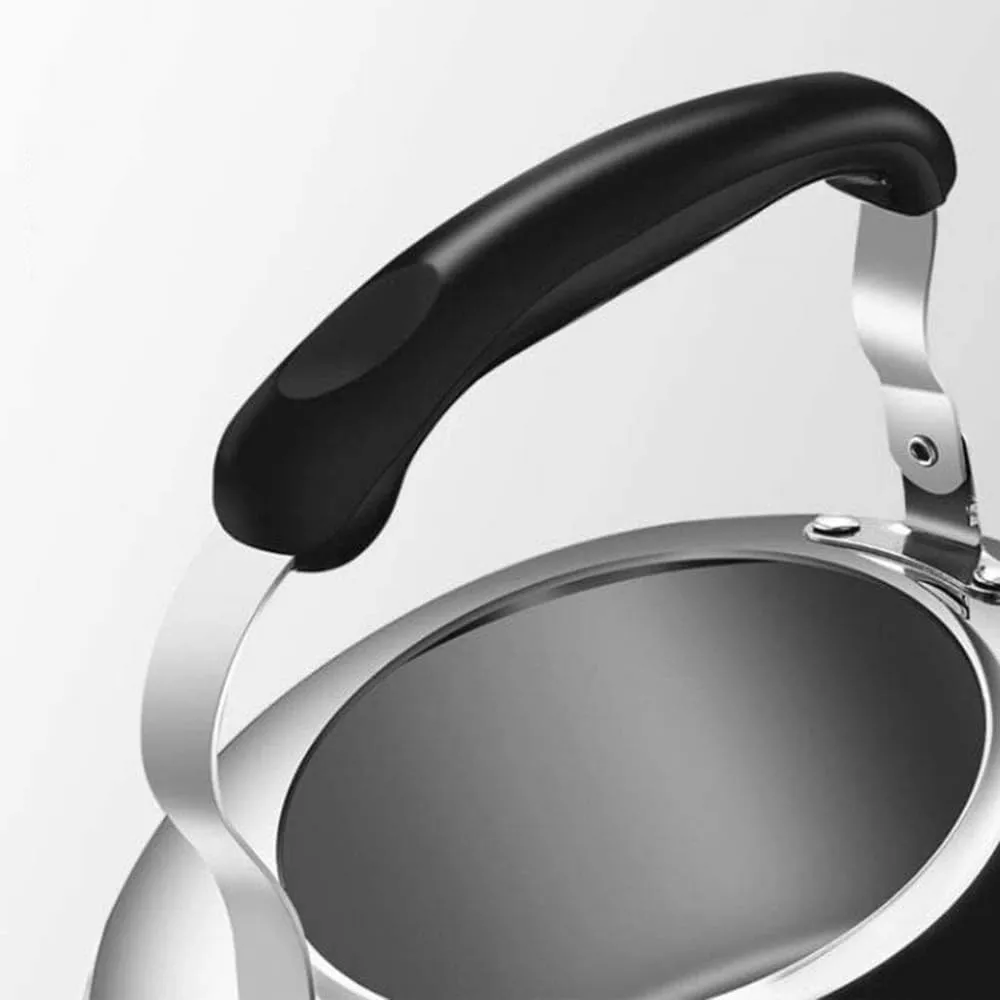 Kettle,Modern Gas Stainless Steel Whistling Tea Pot For Stovetop With Cool Grip Ergonomic Handle Whistling Tea Quick Boil Kettle-8L