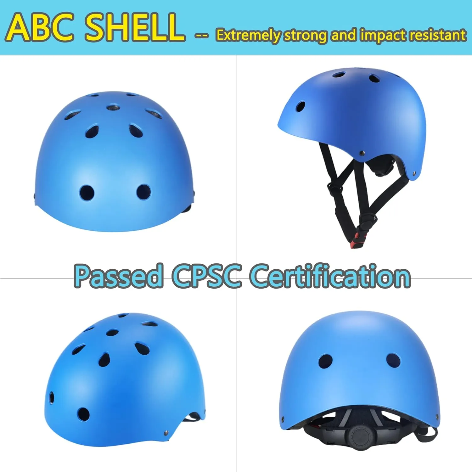 Kids Bike Helmet - Adjustable Toddler Helmets for Ages 2-8/8-14 Years Boys Girls, Multi-Sport Kids Helmet for Bicycles Skateboarding Scooter Balance Bike…