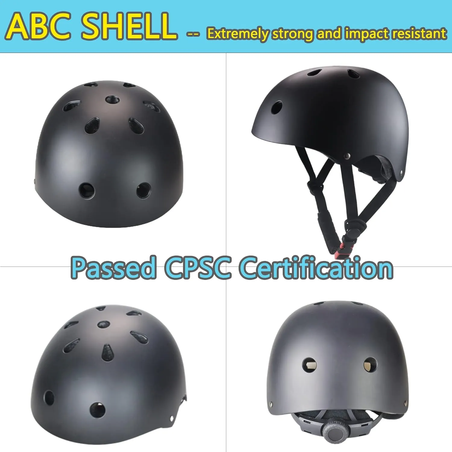 Kids Bike Helmet - Adjustable Toddler Helmets for Ages 2-8/8-14 Years Boys Girls, Multi-Sport Kids Helmet for Bicycles Skateboarding Scooter Balance Bike…