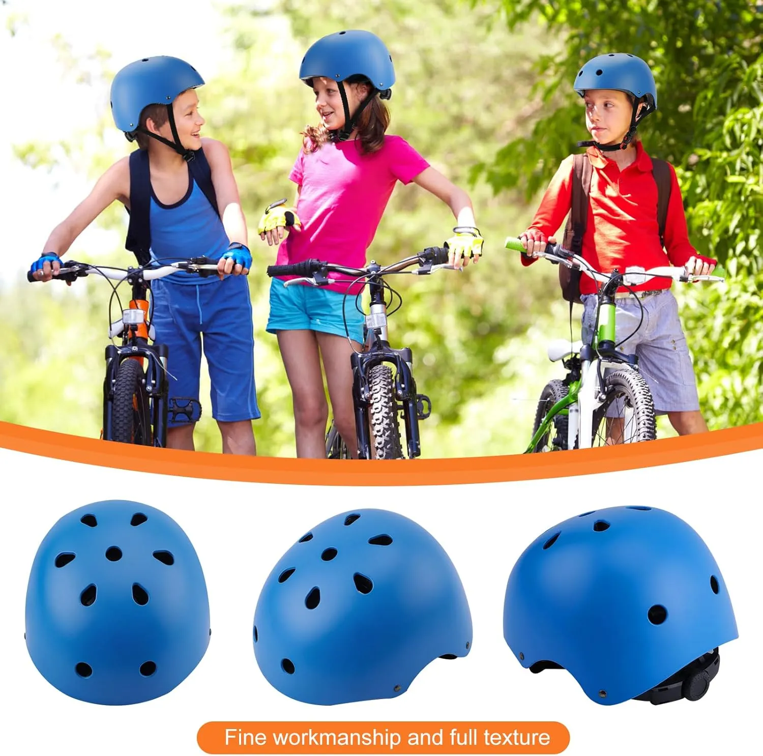 Kids Bike Helmet - Adjustable Toddler Helmets for Ages 2-8/8-14 Years Boys Girls, Multi-Sport Kids Helmet for Bicycles Skateboarding Scooter Balance Bike…