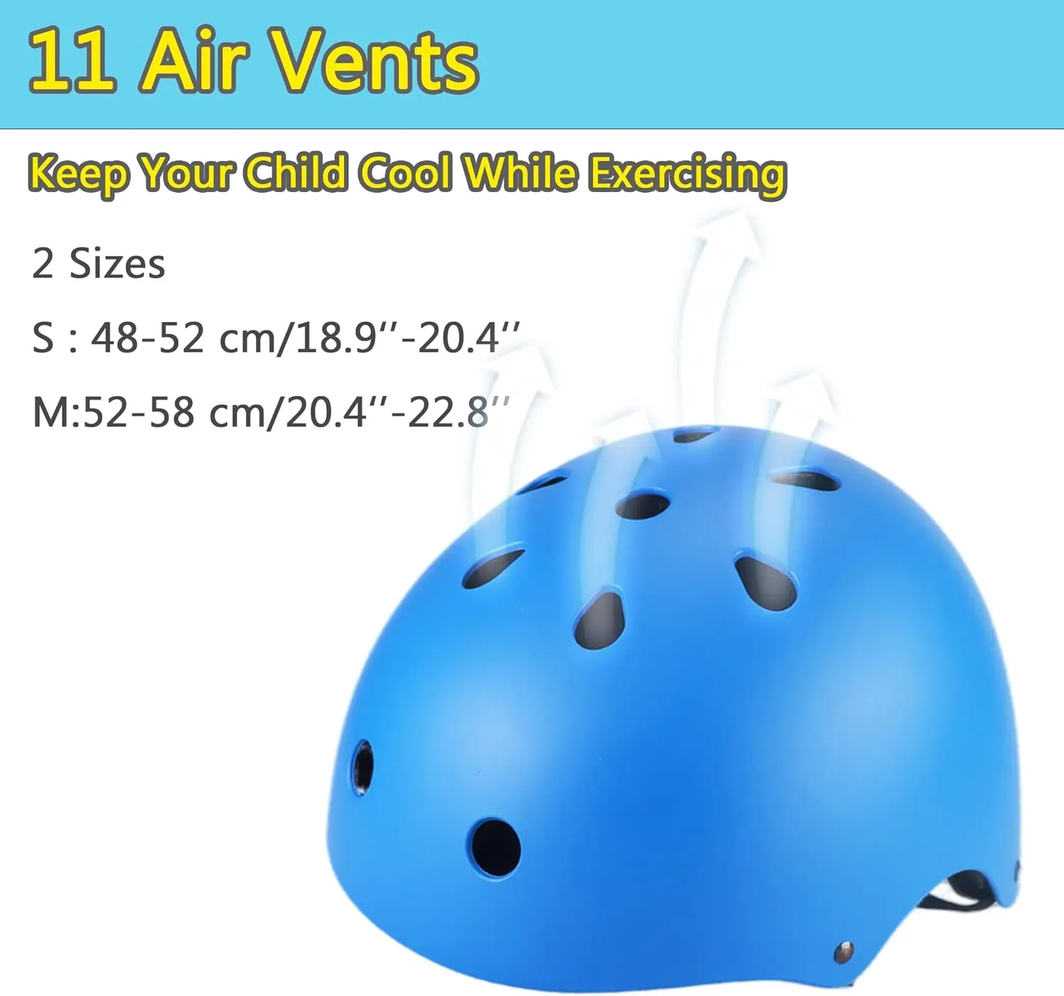 Kids Bike Helmet - Adjustable Toddler Helmets for Ages 2-8/8-14 Years Boys Girls, Multi-Sport Kids Helmet for Bicycles Skateboarding Scooter Balance Bike…