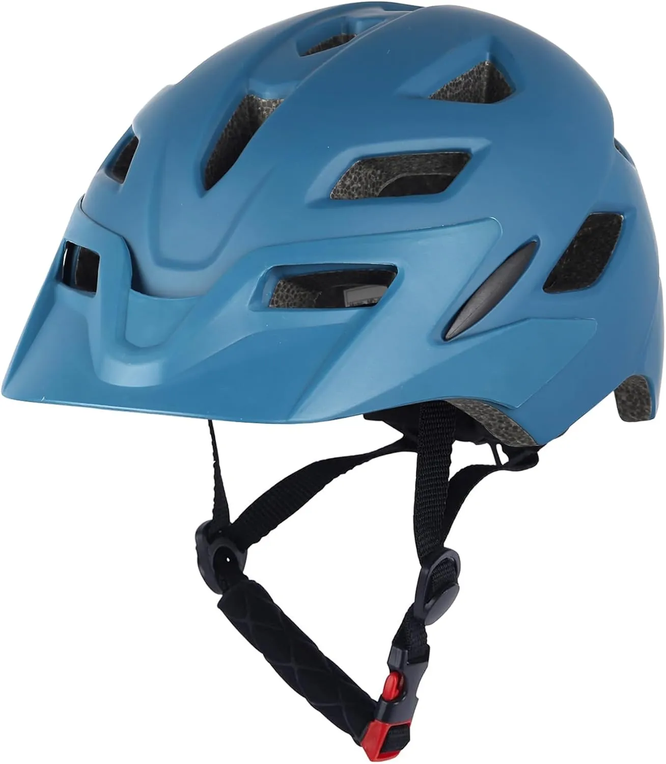 Kids Bike Helmet, Adjustable Youth Boys Girls Helmets for Ages 3-5-8-14 Years (50-57cm), Child Helmet with Visor and LED Light, Lightweight Multi-Sport Bicycle Scooter Skate Cycling Helmets