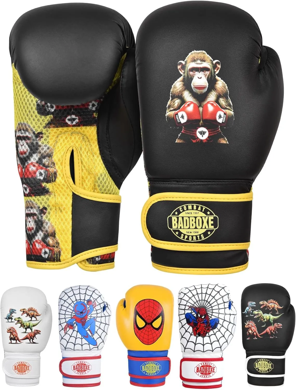 Kids Boxing Gloves 6oz | Youth Gloves for Kickboxing, Muay Thai, MMA | Children's Bag Gloves for Punching Bag