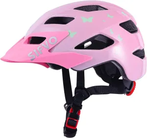 Kids Helmet, SIFVO Kids Bike Helmet Boys and Girls Bike Helmet with Cool Visor Helmet for Kids 5-14, Kids Bike Helmets Youth Bike Helmet Adjustable & Lightweight 50-57cm