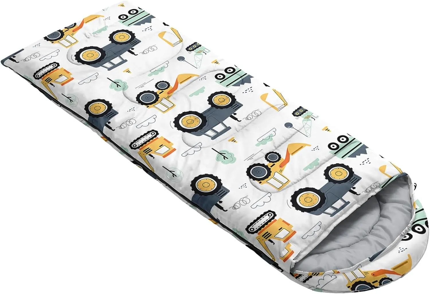 Kids Sleeping Bag for Boys Girls,Cute Puppy Print-Lightweight Warm Portable Outdoor Indoor-Waterproof Cold Weather Resistant Sleeping Bag for Camping Hiking