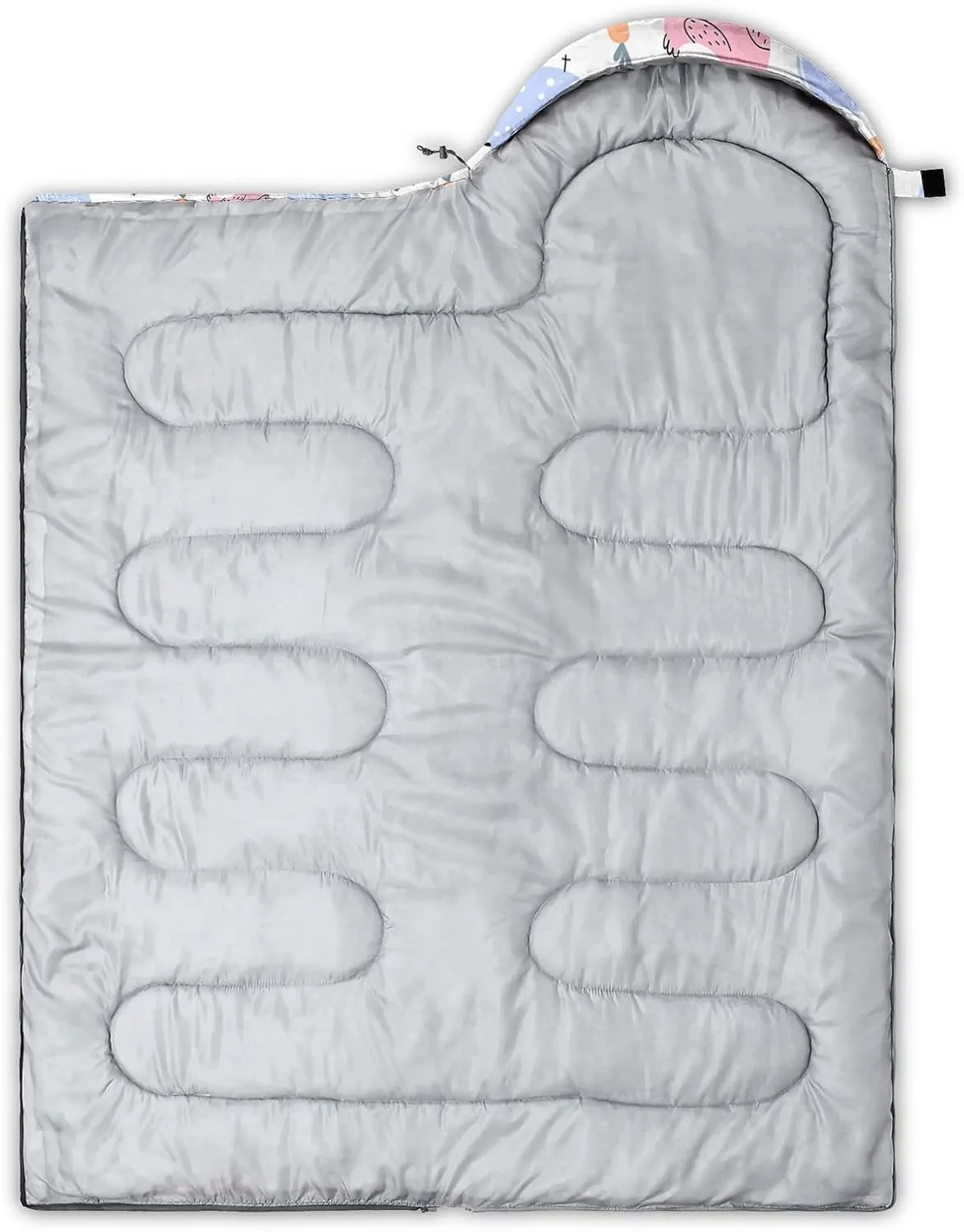 Kids Sleeping Bag for Boys Girls,Cute Puppy Print-Lightweight Warm Portable Outdoor Indoor-Waterproof Cold Weather Resistant Sleeping Bag for Camping Hiking