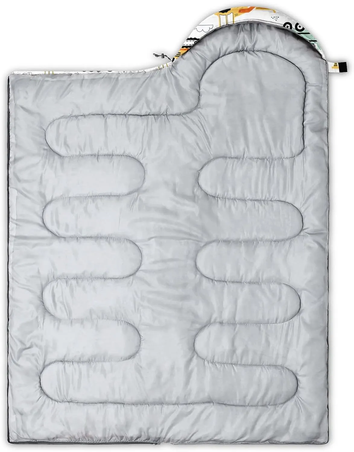 Kids Sleeping Bag for Boys Girls,Cute Puppy Print-Lightweight Warm Portable Outdoor Indoor-Waterproof Cold Weather Resistant Sleeping Bag for Camping Hiking