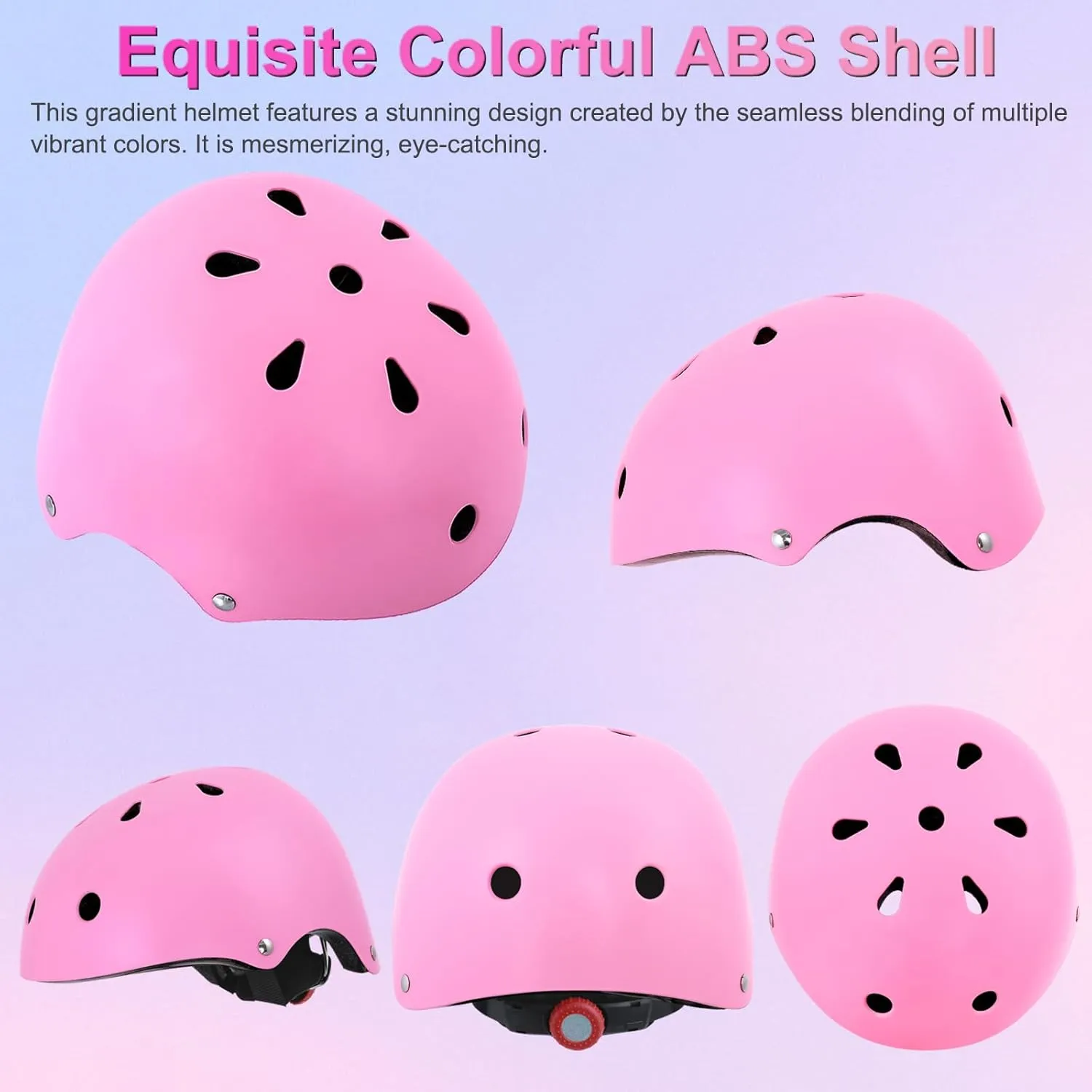 Kids Toddler Bike Helmet for Kids 3-5-8-14 Skateboard Helmet for Roller Skate Scooter Inline Skating Longboard Boys Girls Bicycle Helmet