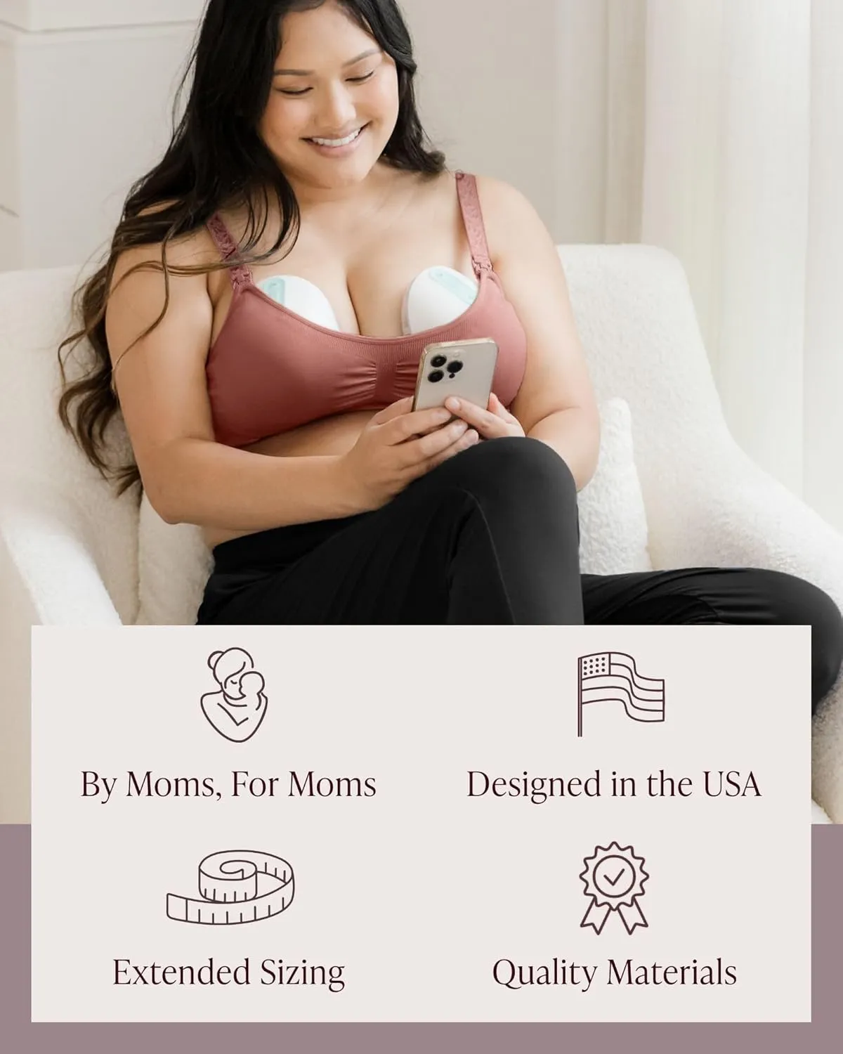 Kindred Bravely Sublime Seamless Nursing Bra | Wireless Maternity & Postpartum Bra