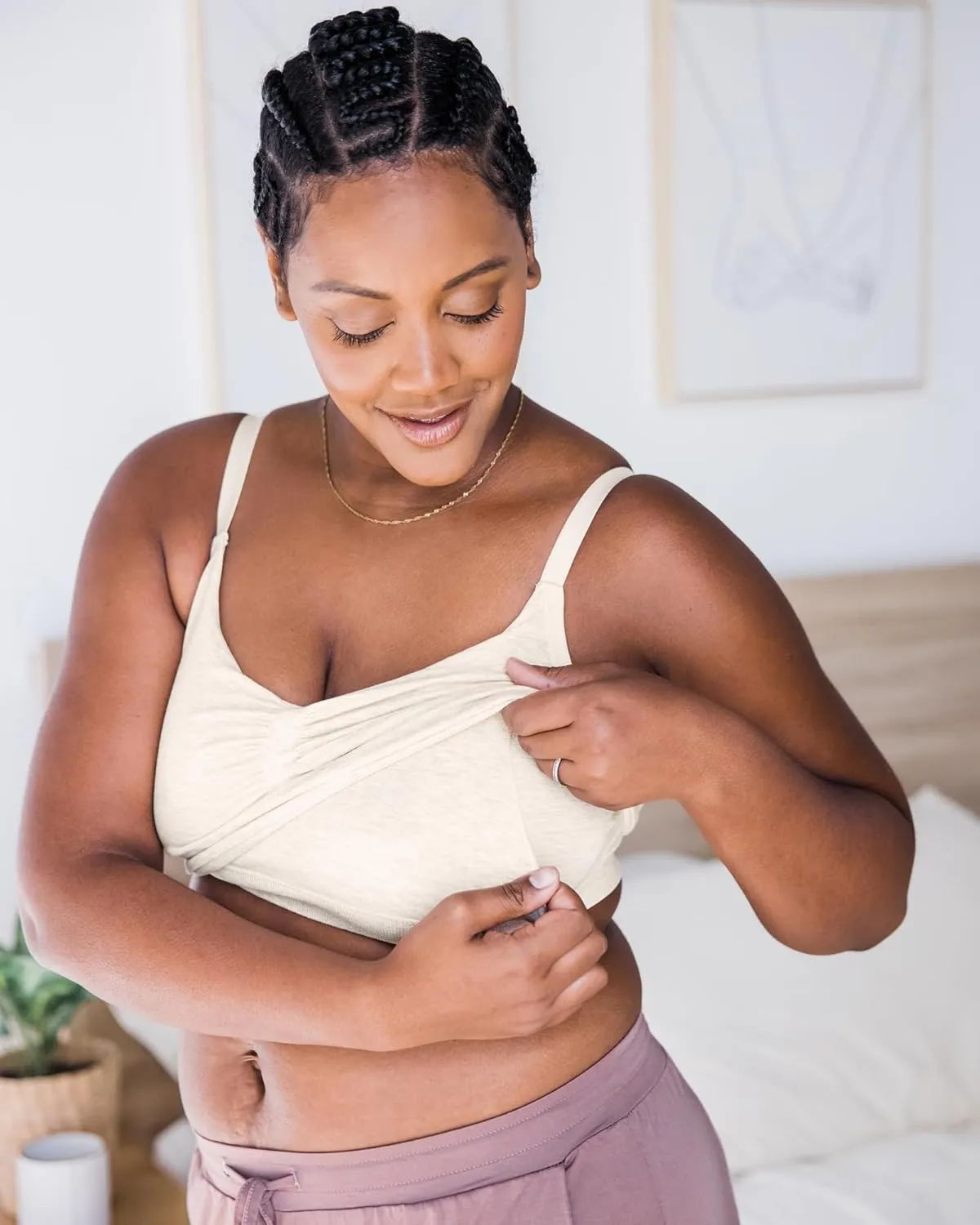 Kindred Bravely Sublime Wireless Comfort Sleep Pumping Bra | Seamless Hands-Free Pumping & Nursing Bra