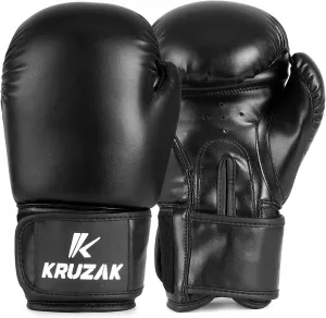 Kruzak Boxing Gloves for Kids 5-10 Years Training, Sparring, Kickboxing, Muay Thai, Martial Arts & MMA Fighting - Boys & Girls Punch Bag Mitts Training