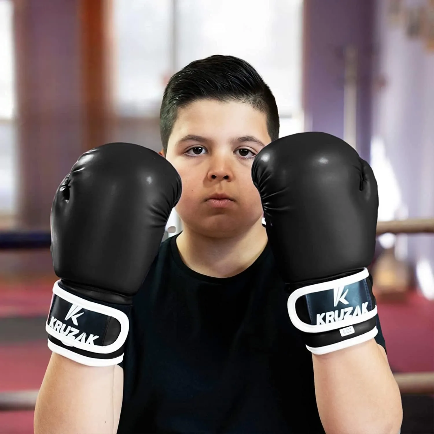 Kruzak Boxing Gloves for Kids 5-10 Years Training, Sparring, Kickboxing, Muay Thai, Martial Arts & MMA Fighting - Boys & Girls Punch Bag Mitts Training