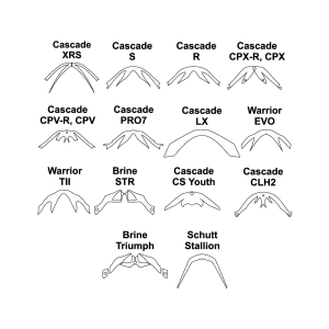 Lacrosse Visor Decals