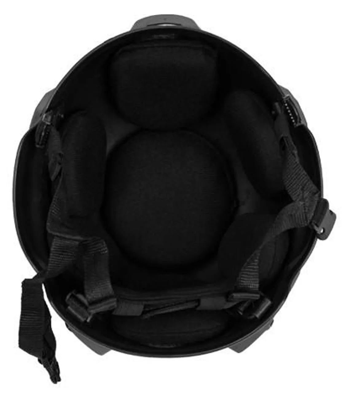 Lancer Tactical MICH 2002 SF Type Plastic Helmet – Black Tactical Airsoft Helmet for Military Simulation