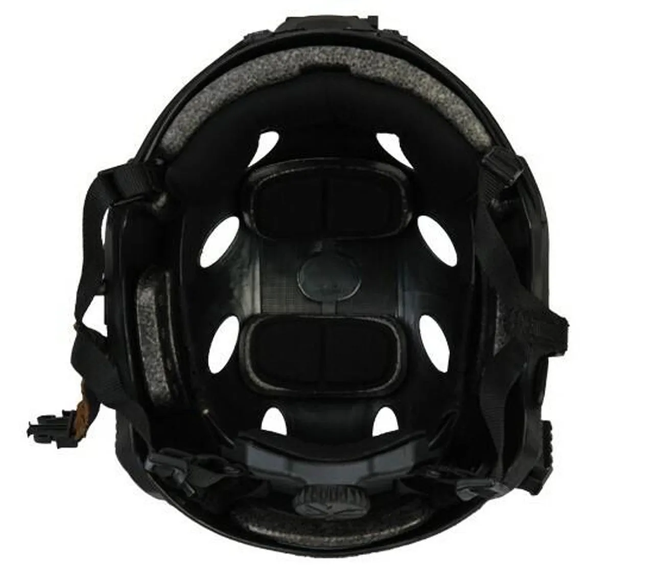 Lancer Tactical SpecOps Military Style Helmet PJ Type with Rails & Velcro – Black for Airsoft & Tactical Gear