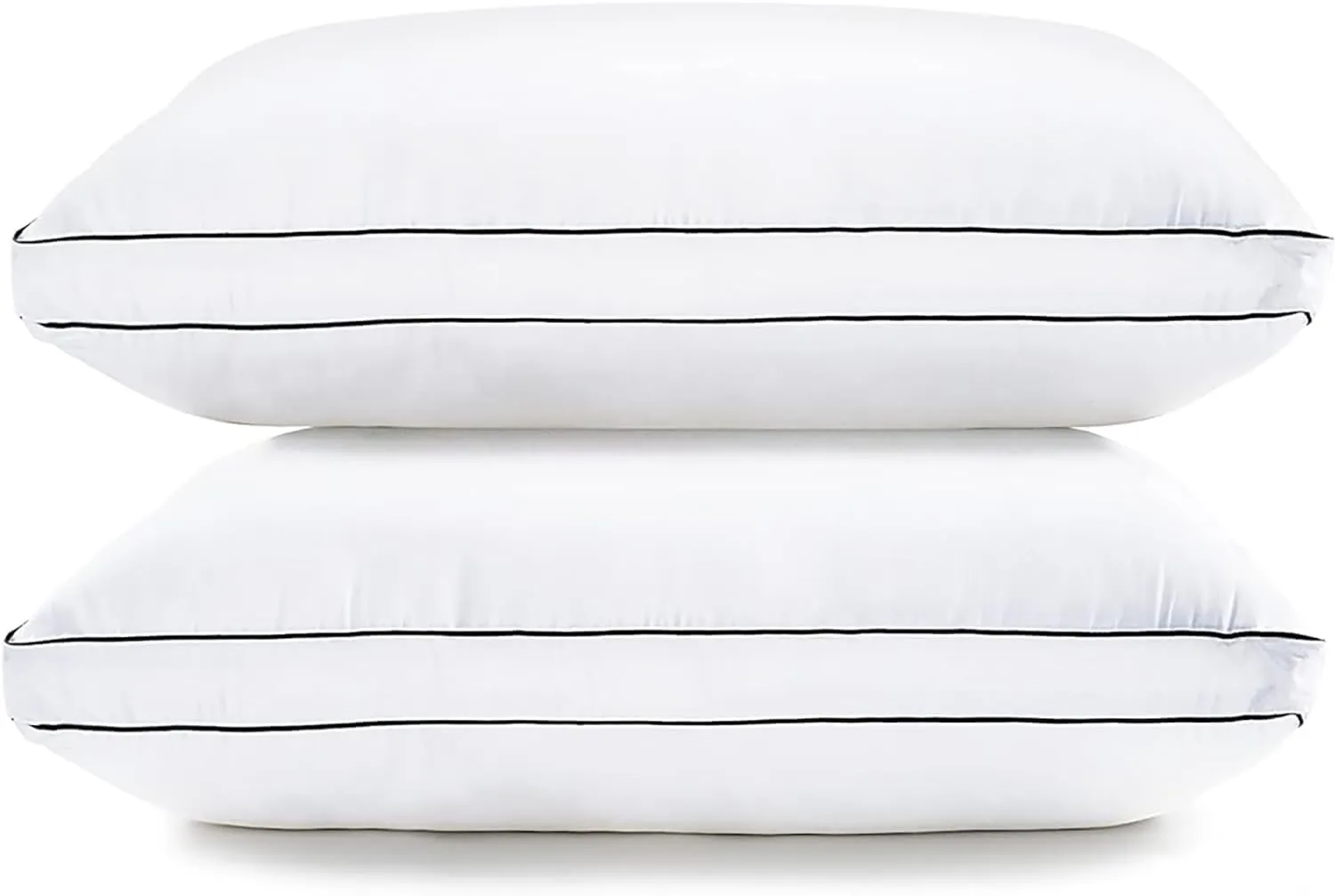 LANE LINEN Bed Pillows for Sleeping - Pillows Queen Size Set of 2, Gusseted Supportive Firm Pillow for Side and Back Sleepers, Luxury Down Alternative Hotel Pillows, 20x30in