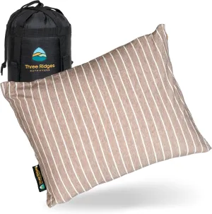 Latex Foam Adventure Pillow - Compressible, Adjustable, Camping, Roadtrip, Airplane, Travel, Camping Essential