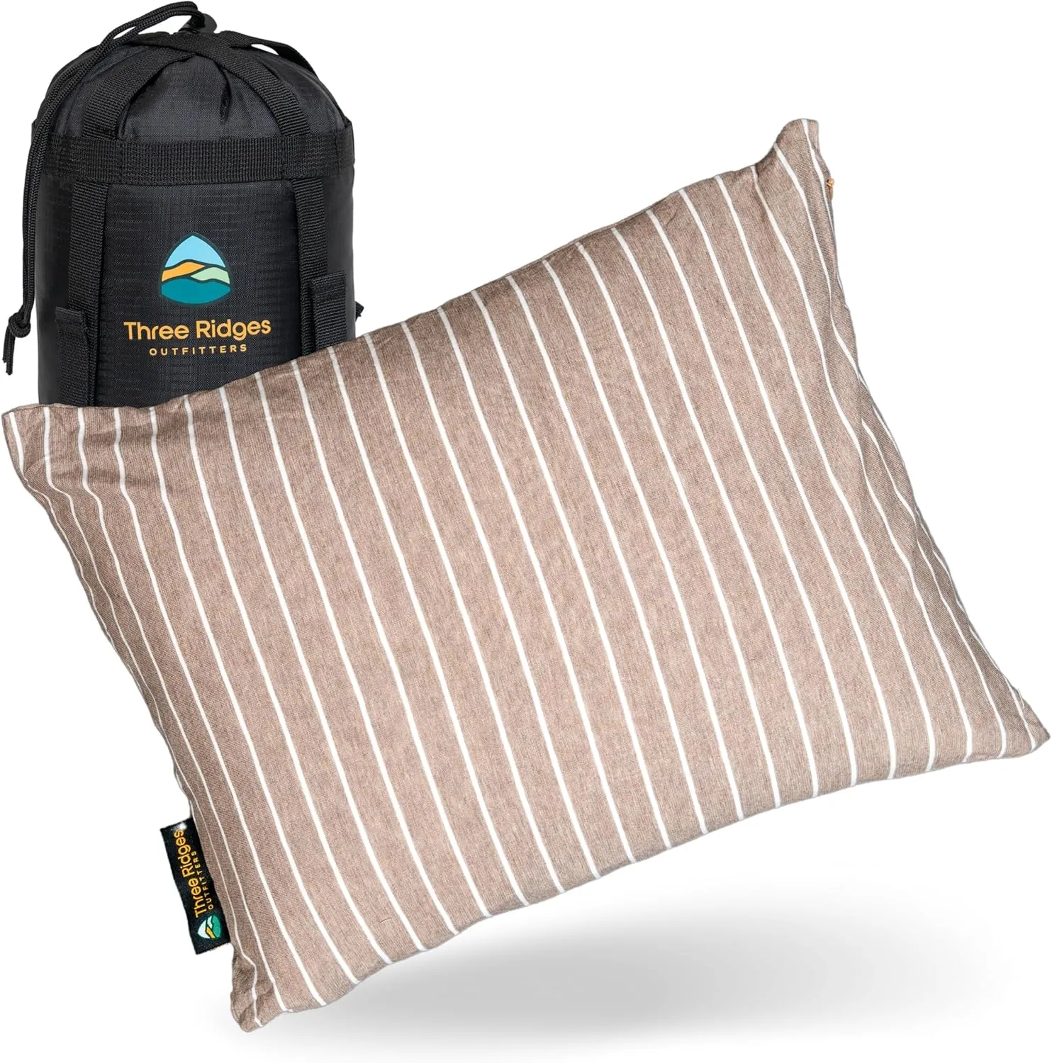 Latex Foam Adventure Pillow - Compressible, Adjustable, Camping, Roadtrip, Airplane, Travel, Camping Essential