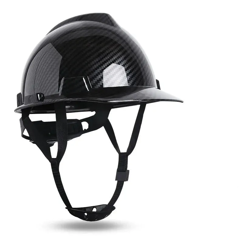 Lightweight Carbon Fiber Safety Helmet with Vents