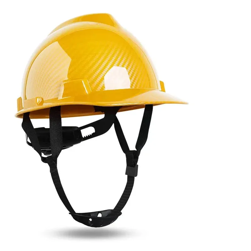 Lightweight Carbon Fiber Safety Helmet with Vents