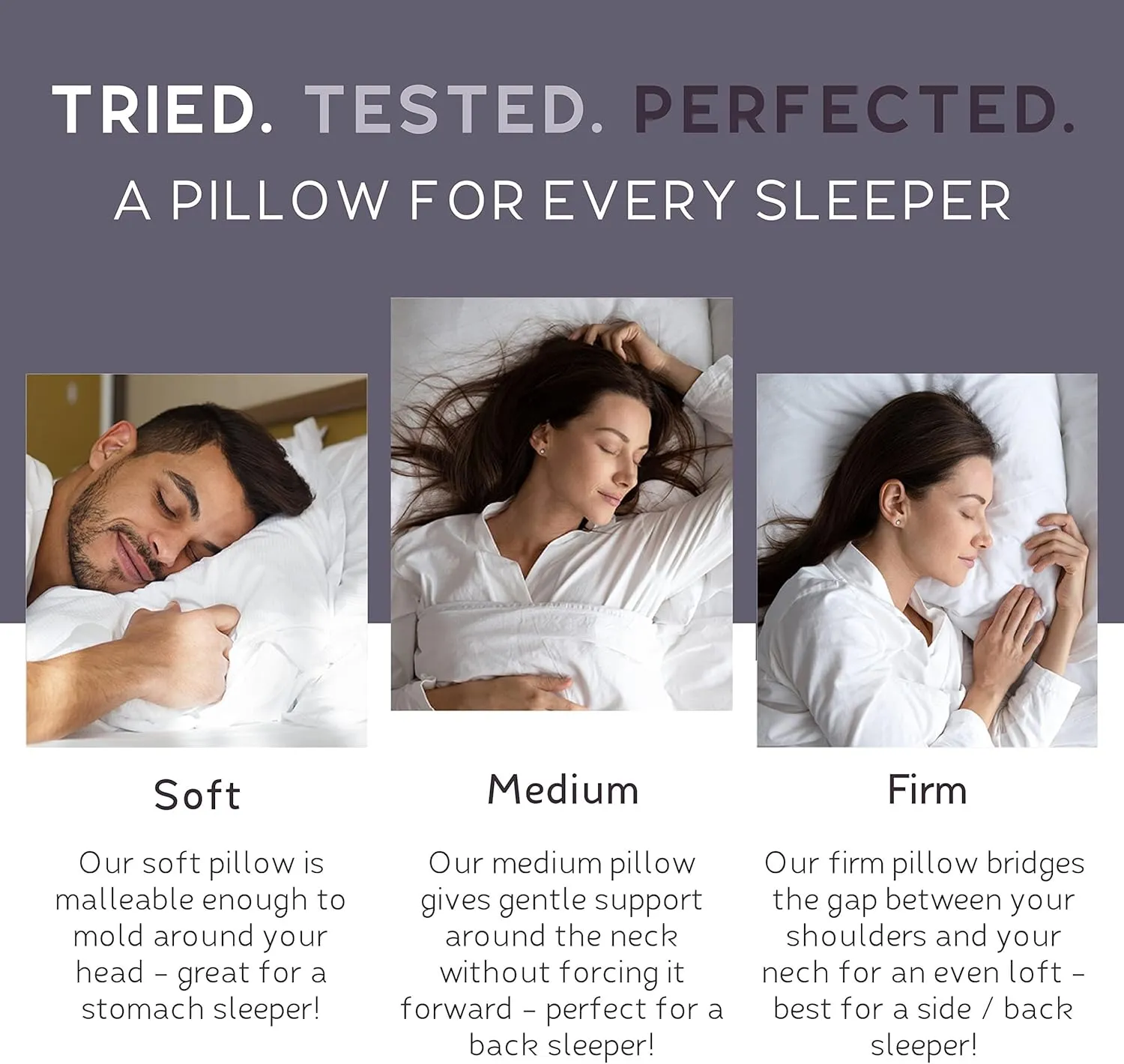 Lincove Cloud Natural Canadian Down Pillow, White Luxury Sleeping Pillow - 625 Fill Power, 100% Cotton Shell, 500 Thread Count, Made in Canada, Queen - Soft, 2 Pack
