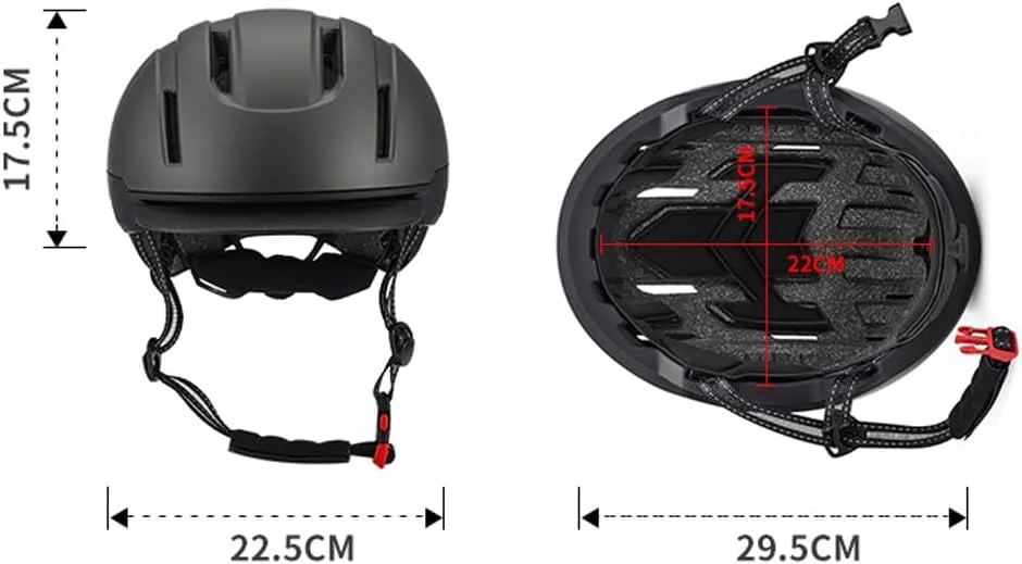 Lixada Adult Bike Helmet, Lightweight Mountain Bike Helmet Comfort Bicycle Helmet with Pads & Visor, Impact Protection Adjustable Cycling Helmet for Men Women Commuting, Road Biking, Skating