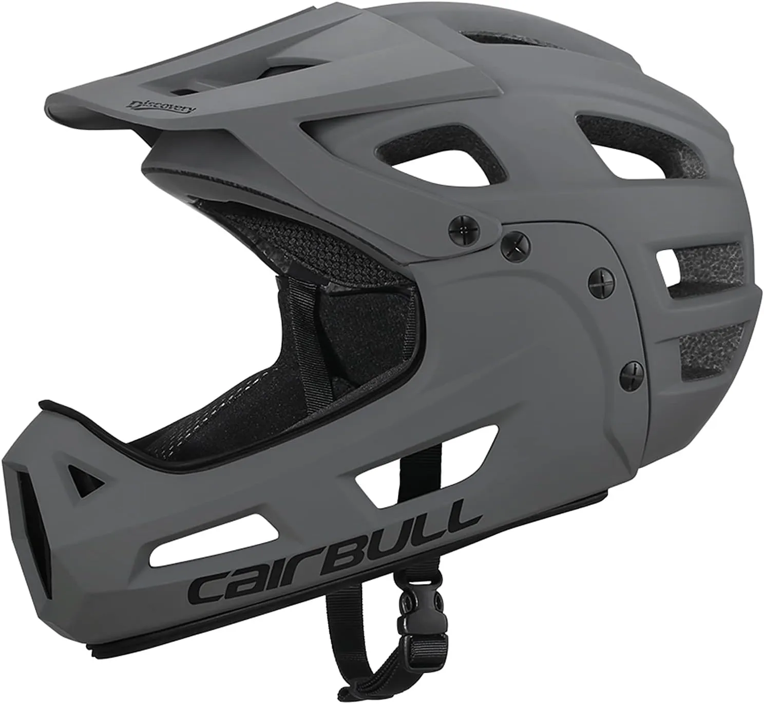Lixada Cycling Helmet for Adults Full Face Bike Helmet Adult Cycling Helmet with Detachable Chin Guard and Visor for Mountain Biking 54-61 cm
