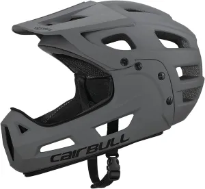 Lixada Cycling Helmet for Adults Full Face Bike Helmet Adult Cycling Helmet with Detachable Chin Guard and Visor for Mountain Biking 54-61 cm