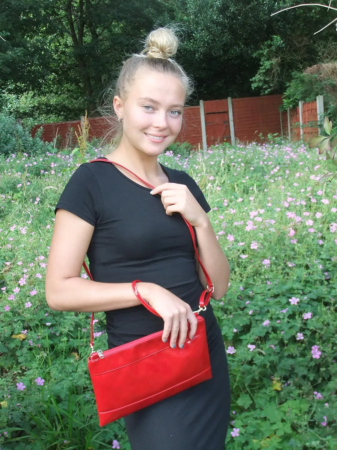 LONI Women's Synthetic Divine Clutch/Wristlet Bag