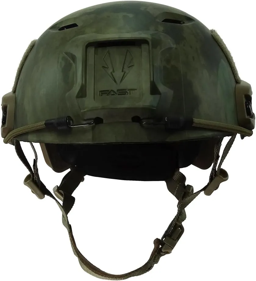 LOOGU Fast Base Jump Tactical Helmet for Airsoft with 12-in-1 Headwear